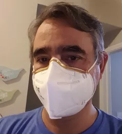 Covid-19 mask removable nose clip