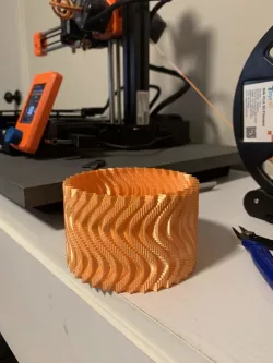 Cubic Sin Wave Vase