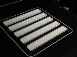 Customizable parametric LED strip diffuser