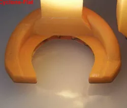 Cyclone duct for Hypercube Evolution with BP6 extruder