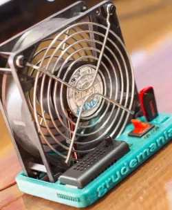 Desk fan 120mm base control power off speed and USB stand