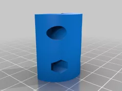 Ender 3 (V2) Z motor lead screw coupler and Z motor mount