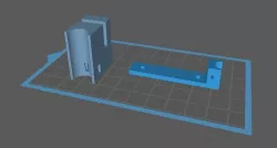 Ender 5 Direct Drive Extruder Mtr Wire Supports