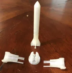 Fin Stabilized Potato Gun Sabot Round
