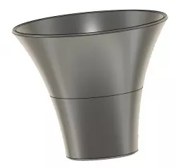 floot shape vase rounded top