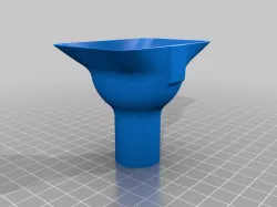 Funnel for resin with strainer