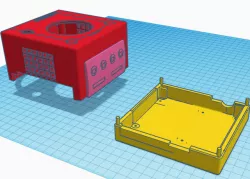 GameCube inspired case for Odroid N2+