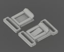 Ghostbusters 2  - alice frame waist belt buckle replica