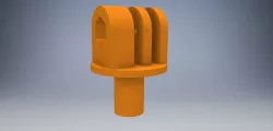 GoPro glue-in mount