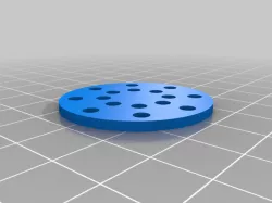 Graflex Pommel Cap Vent template