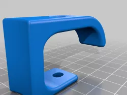 Headphone hook for Ikea Adils table leg
