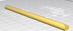 Hinge bar for Game Boy Macro (DS Lite)