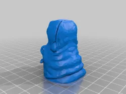 Hippo Head Fridge Magnet D10x3mm