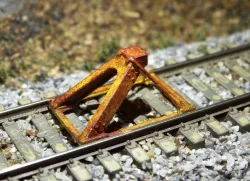 HO scale Buda No. 30 track bumper