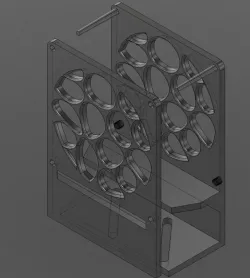 inside case 80mm fan mount