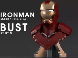 IRON MAN MK3 BUST(life size)
