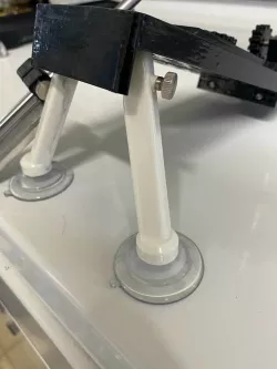 Knife Sharpener (Suction cup legs and Spring Handle)