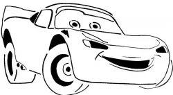 Lightning McQueen stencil