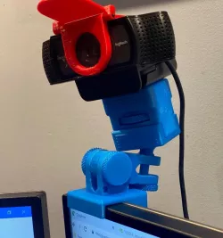 Logitech C920 camera monitor mount with swivel