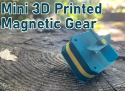 Mini 3D Printed Magnetic Gear