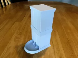Modular Candy Dispenser - Enclosed Push Button Cartridges