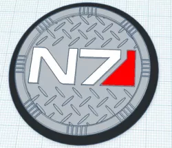 N7 Mass effect Modular Logo Insert