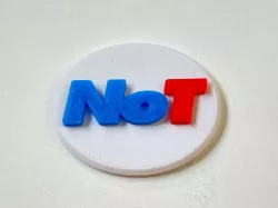 NoT Oval Button 