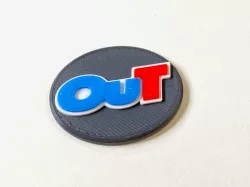OuT 4 Color Button