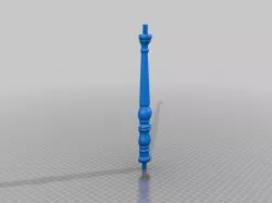 Philco 77 wood baluster