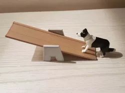 Playmobil compatible - Dog swing - Agility training / Bascule pour chien