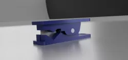 Pneumatic tube cutter (can be used with utility knife blades)