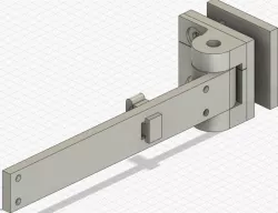 Prusa LCD display swivel mount for Ikea Platsa Stuva any case