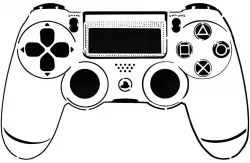 Ps4 controller stencil