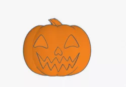 Pumpkin Shoe Charm