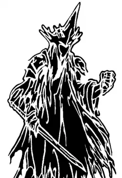 Ring Wraith stencil