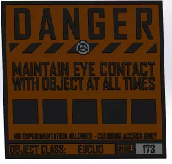 SCP warning signs