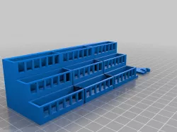Screwdriver set mount for IKEA SKÅDIS Pegboard