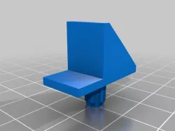 Shelf bracket for a pre-fabricated kitchen cabinet 5mm
