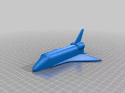Space shuttle with stand