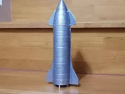 SpaceX SN8 Scale Model 