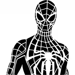Spiderman stencil 7