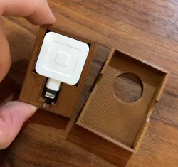 Square Up Mag Reader Lightning and Headphone Carry Case
