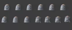 Templar Shoulder Armour PT2- the Sequel 