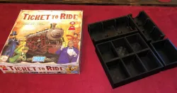 Ticket to Ride game box organizer