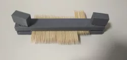 Toothpick contour gauge