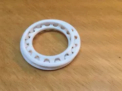 Two turn interlocking möbius strip