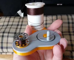Updated parts for Sewing bobbin coiler / Bobbin winder