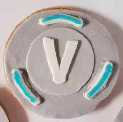 VBuck cookie fondant cutter