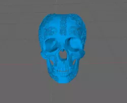 Viking Skull Hair Braid Bead