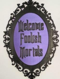 Personalized Halloween Pet Doormat - Halloween Gift Idea For Dog/Cat Lover - Home Decoration - Welcome Foolish Mortals main image 1